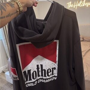 Mother Women's Black Hoodie Sweater
